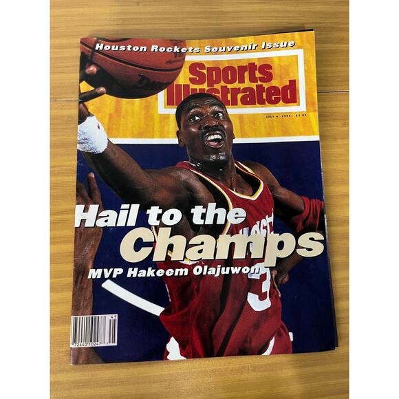 VTG Houston Rockets NBA Memorabilia 1994-95 Sports Illustrated Houston Chronicle - Picture 5 of 9